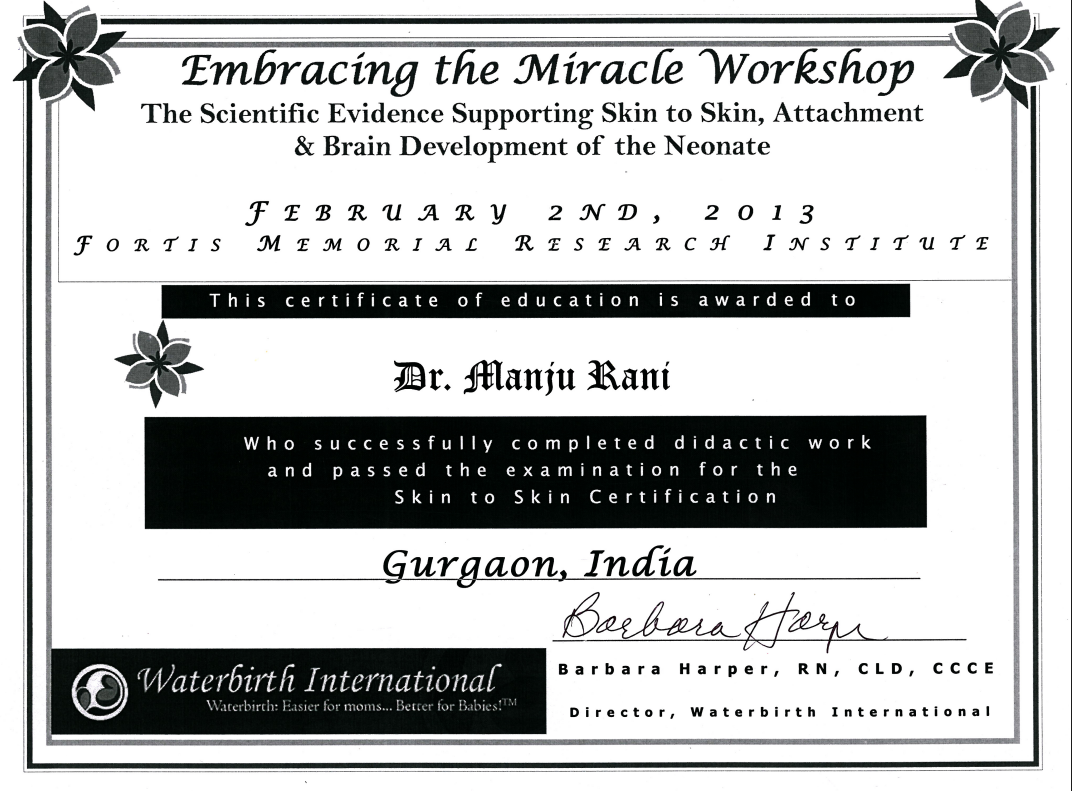 Accreditation Certificate 6