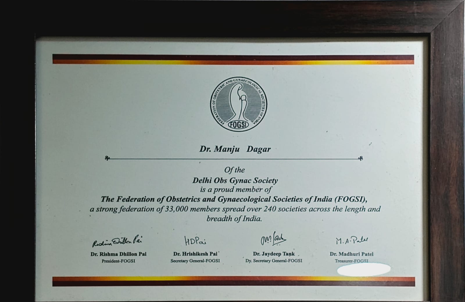Accreditation Certificate 2