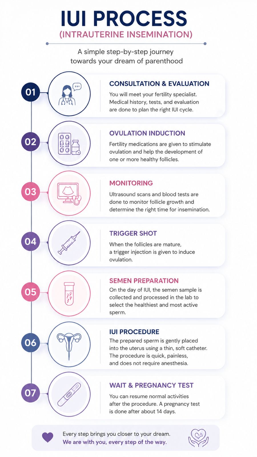 IUI Process Chart